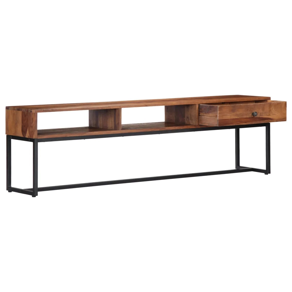 Mobile Porta TV 160x30x45 cm in Legno Massello di Acacia 247466