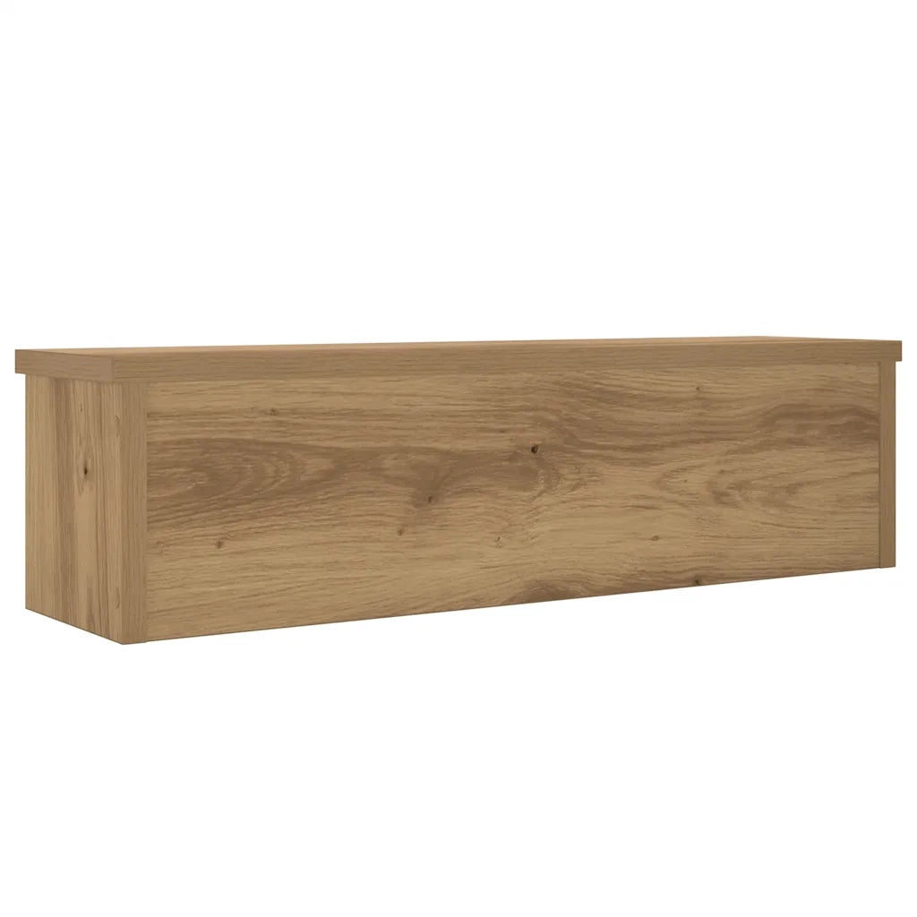 Scaffali da Cucina Impilabili 2pz Rovere Artigianale 60x15x16cm