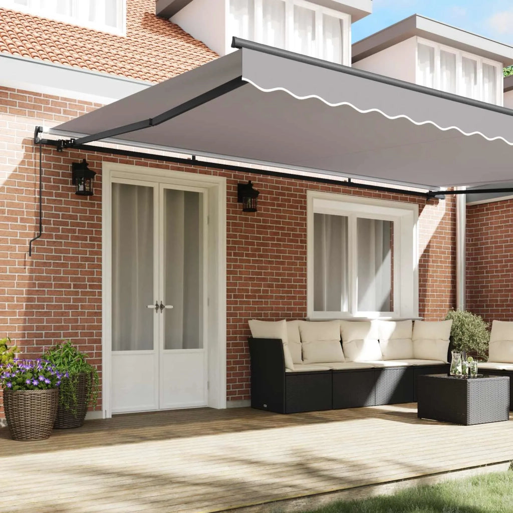 Tenda Retrattile Grigio chiaro 500 × 300 cm 3331373