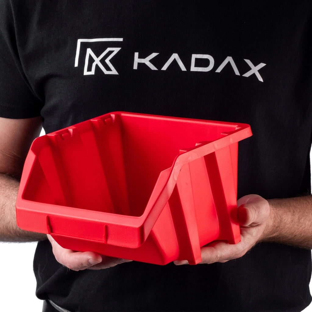 Vassoio organizer in plastica KADAX per officina, dimensioni 214x198x133 mm
