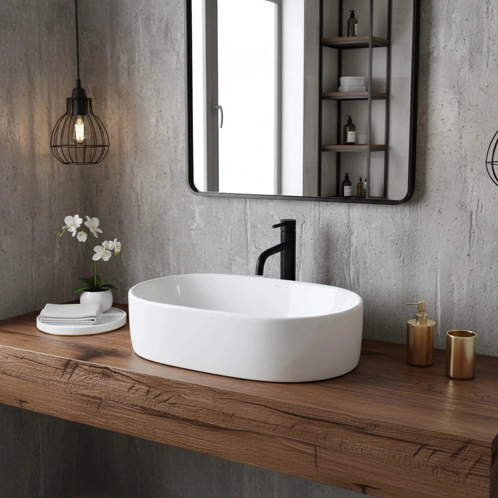 Lavabo Da Appoggio Rea Alma
