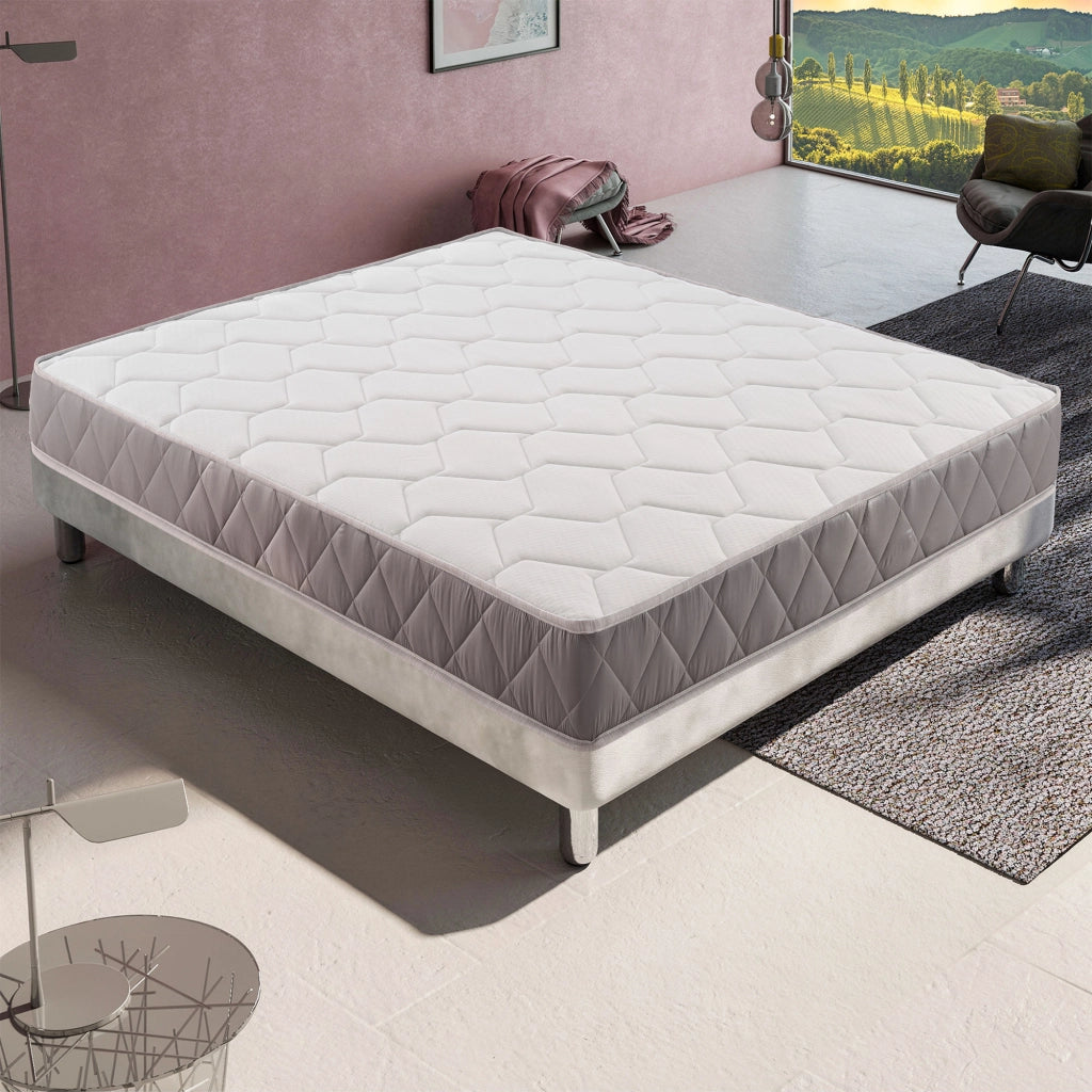 Materasso Matrimoniale 160x200 in Memory Foam, Altezza 18 cm, Ortopedico e Indeformabile, Rigidità H3, MELODY