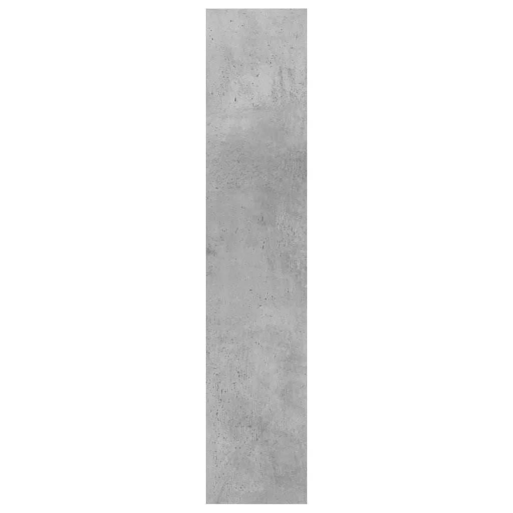 Scaffale a Parete Grigio Cemento 90x16x78 cm Legno Multistrato 802943