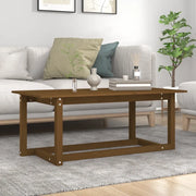 Tavolino da Salotto Miele 110x55x45 cm Legno Massello di Pino cod mxl 25686