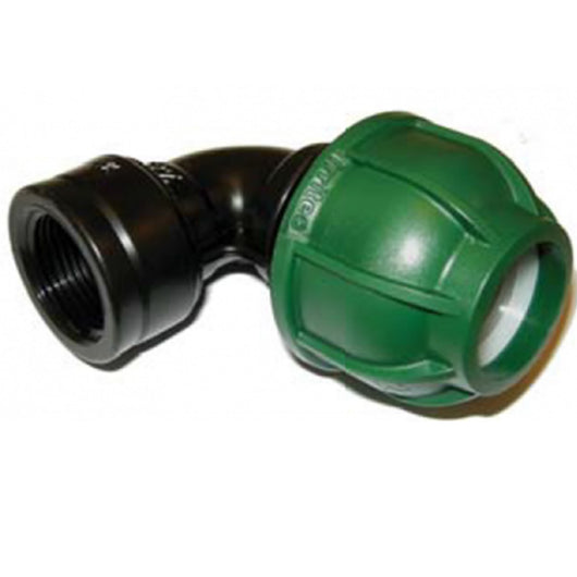 Gomito a compressione pp 90 gradi femmina mm 40 x 1.1/4"