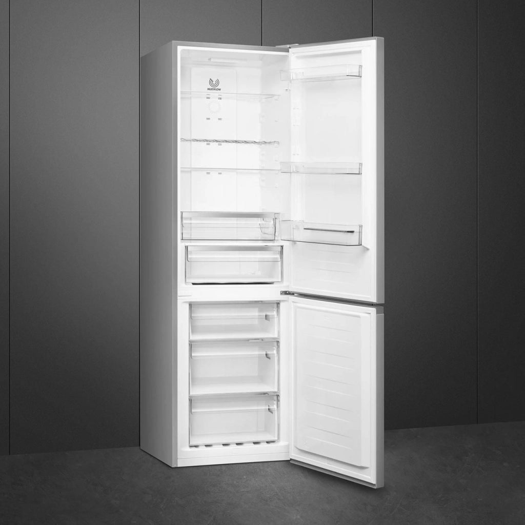 Smeg RC18XDNE frigorifero con congelatore Libera installazione 300 L E Acciaio inox