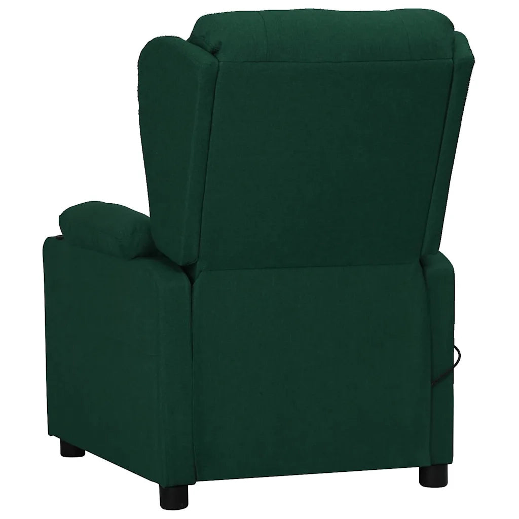 Poltrona Elettrica Massaggiante Verde Scuro in Tessuto cod mxl 60369