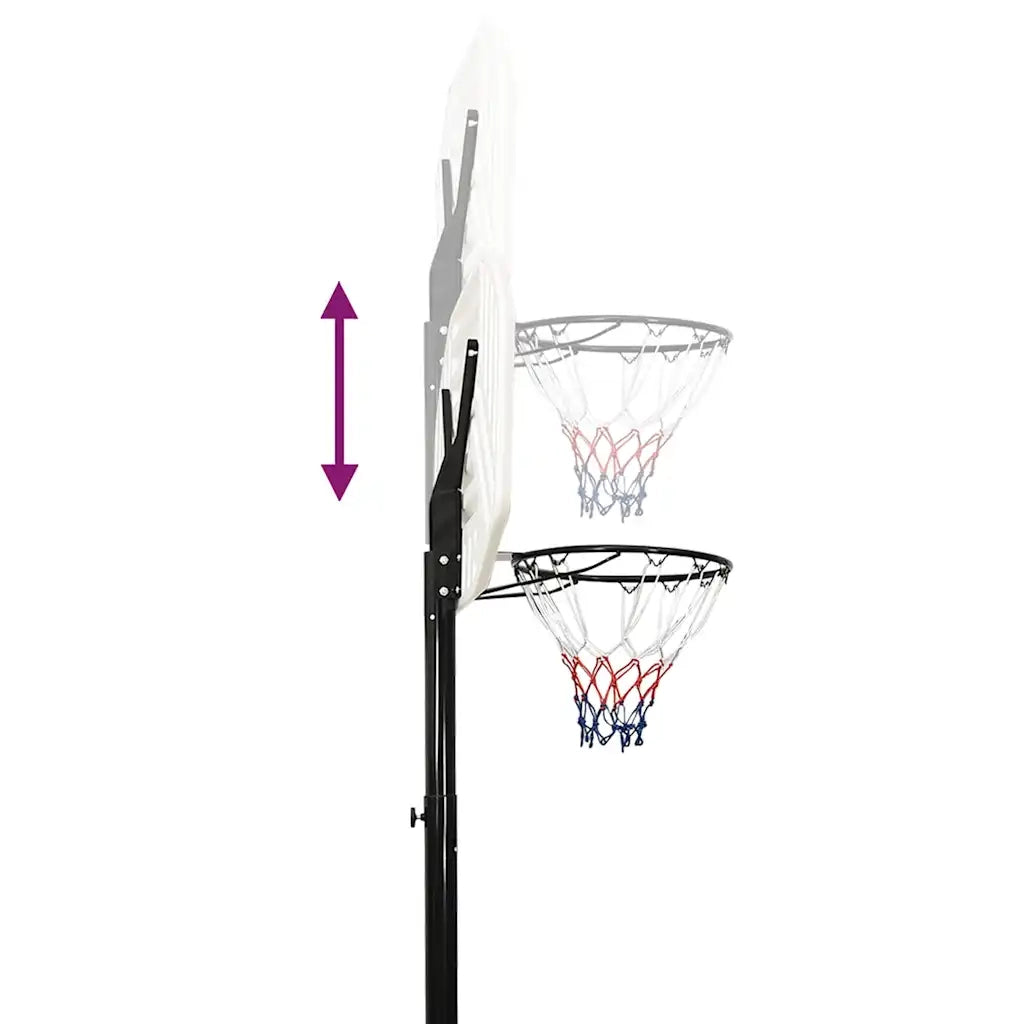 Supporto per Pallacanestro Bianco 258-363 cm Polietilene CFW3232889