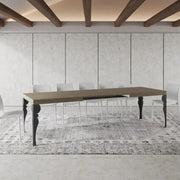 Tavolo allungabile 180/440x90 cm Paxon Premium tortora gambe antracite