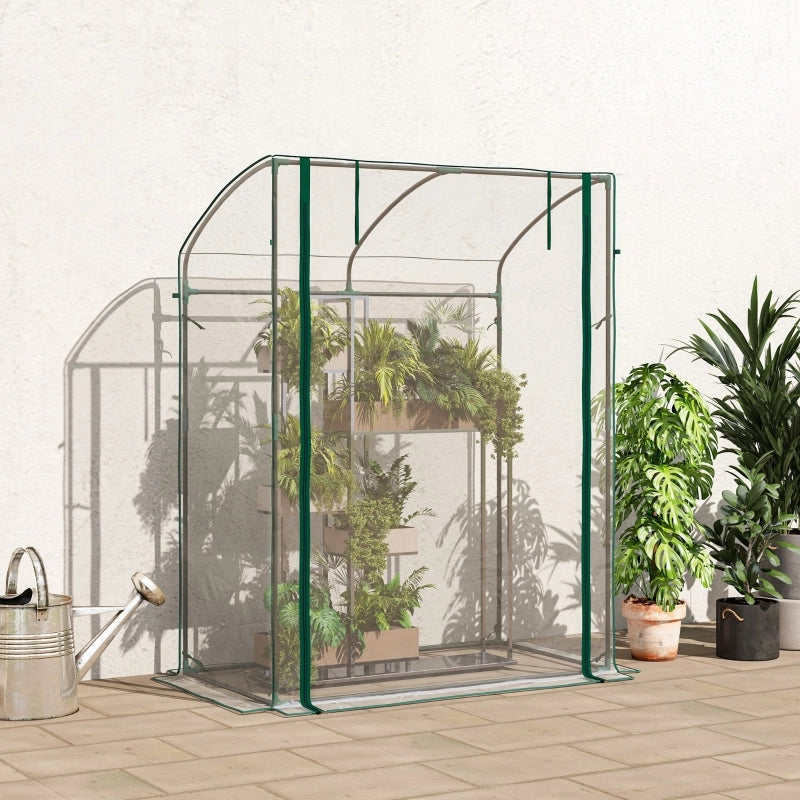 SERRA 128 x 70 cm Trasparente con porta avvolgibile