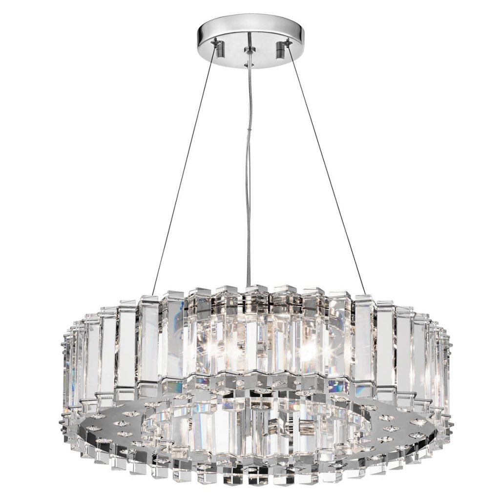 Lampadario Crystal Skye cromato cristallo 8xG9 Kichler