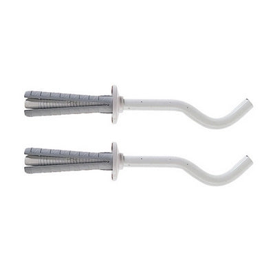 2 PZ MENSOLE PER RADIATORI IN GHISA TF 7  FISCHER- 125 Bianca- FISCH- pezzi 1