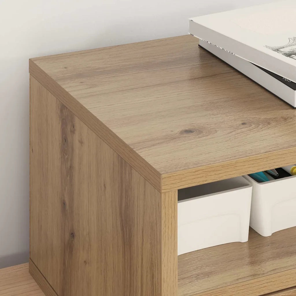 Supporto per Stampante Rovere artigianale 40 x 32 x 24 cm