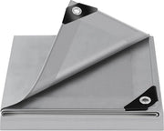 Telaio impermeabile PE 140 gr./m² - 3 x 4 m - per piscina, auto, mobili da giardino - resistente alla pioggia e al vento - grigio