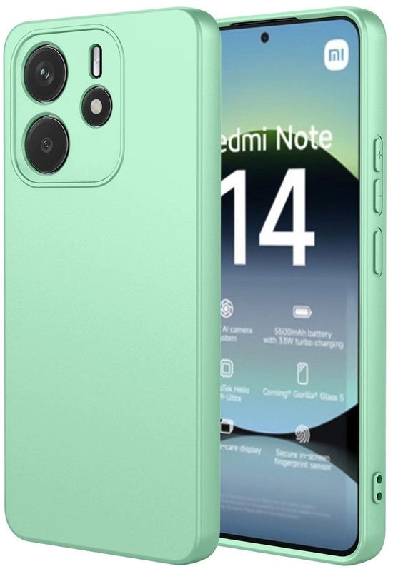Coprioggetto shockresistente - TPU - Copertura flessibile - Antiscratch - Verde chiaro - Laminato morbido - Custodia per smartphone