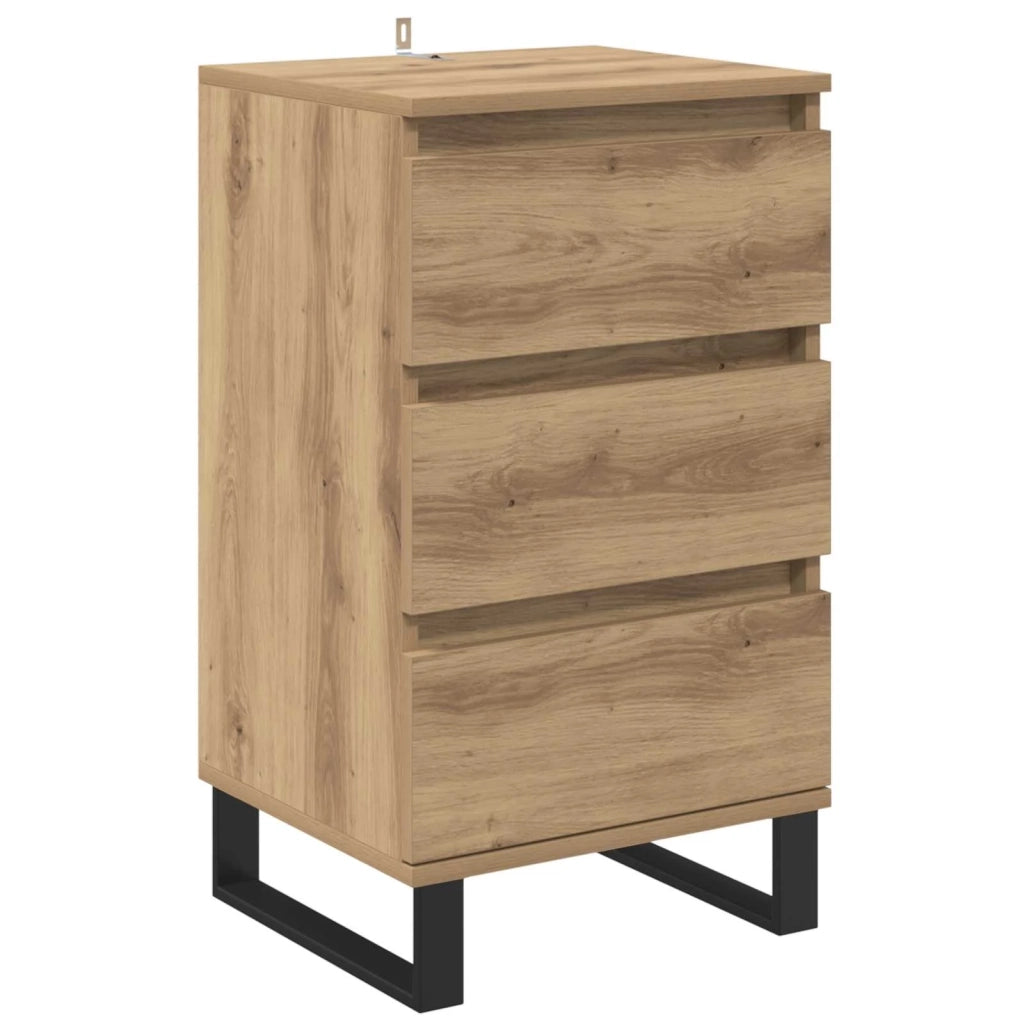 Credenza | Madia | Buffet da pranzo | Armadio da pranzo con cassetto rovere artigianale Legno multistrato