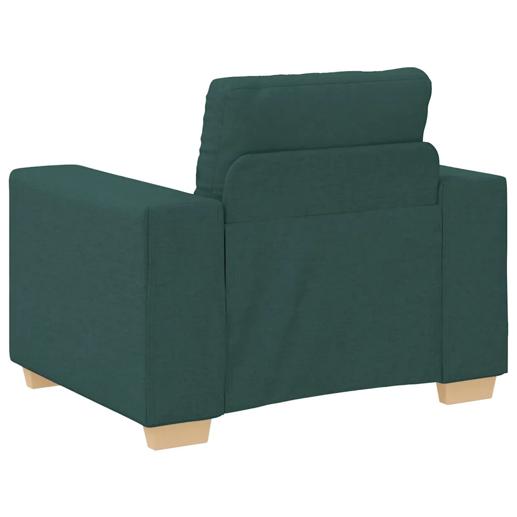 Divano Sedia Verde Scuro 100x78x80 cm in Tessuto 4105063