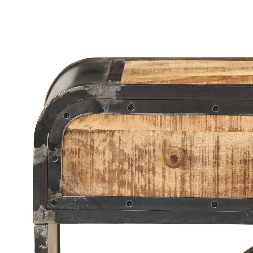 Credenza 120x30x75 cm in Legno Massello di Mango cod mxl 8825
