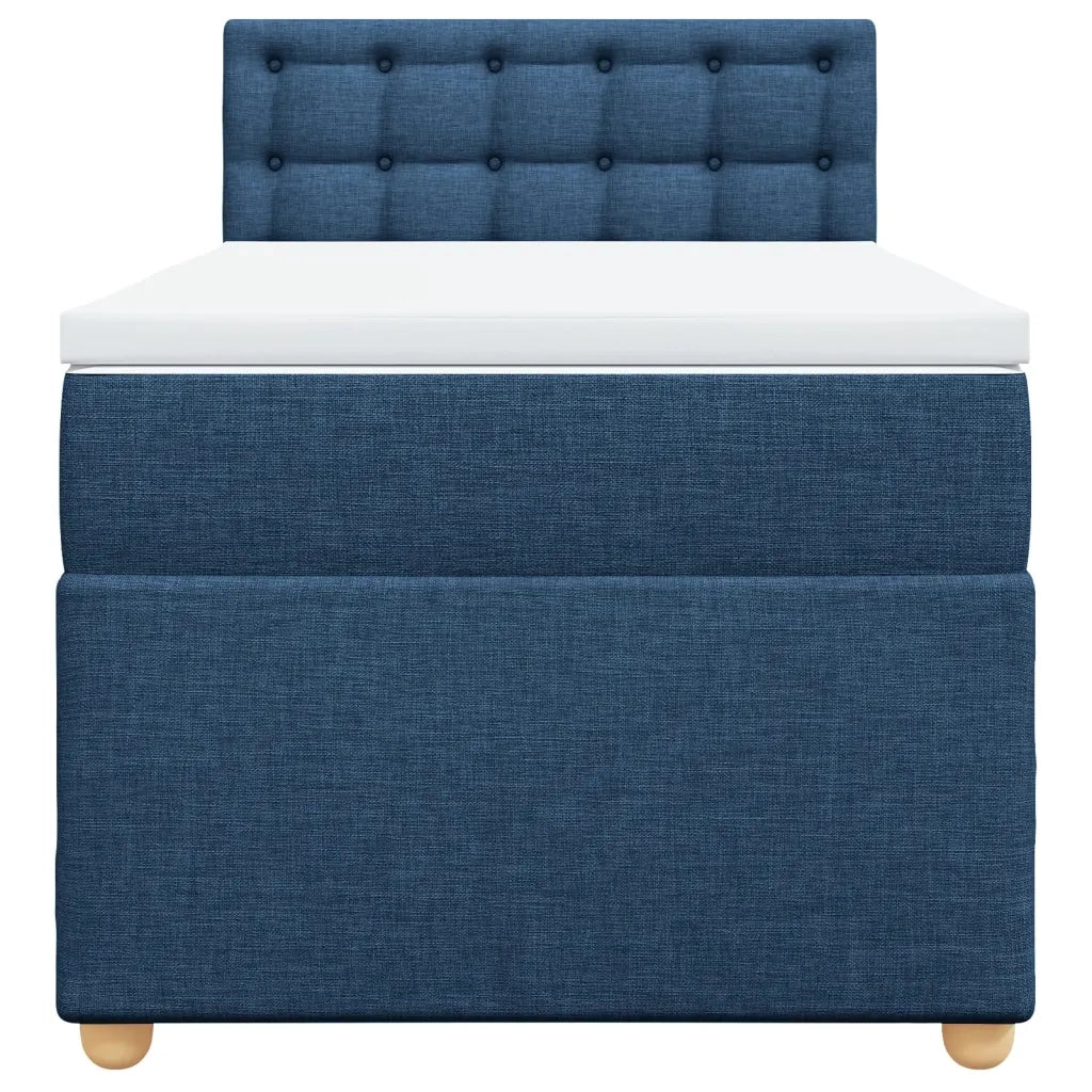 Giroletto a Molle con Materasso Blu 100x200 cm in Tessuto 3288911