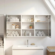 Set di Armadi da Bagno con lo scaffale 3 pcs 126 x 16 x 62.5 cm 3403824