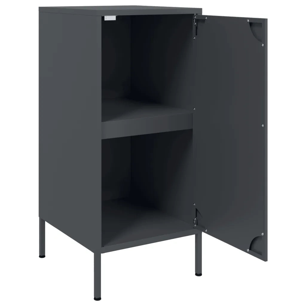 vidaXL Credenza Antracite 36x39x79 cm in Acciaio