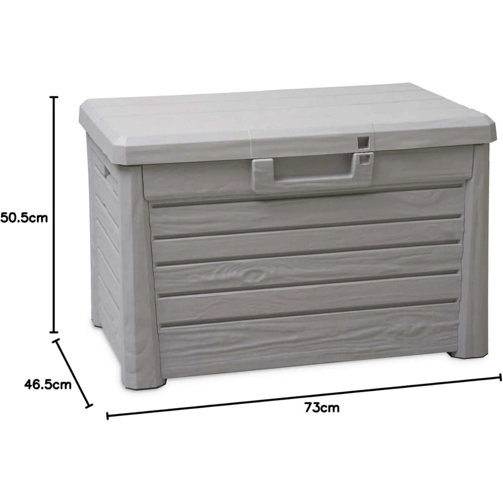 Toomax Compact Box Florida 120L Baule Esterno Grigio Tortora