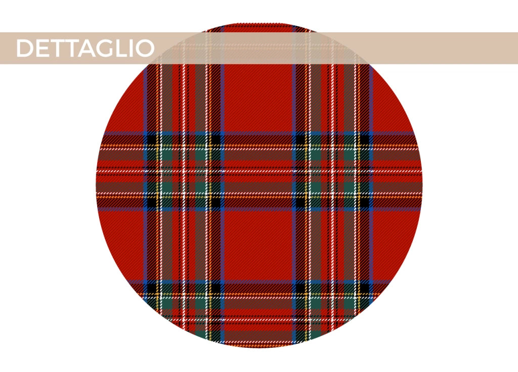 Completo Lenzuola In Morbida Flanella Made Italy Disegno Natalizio Scozzese C.N - 1 Piazza - Scozzese