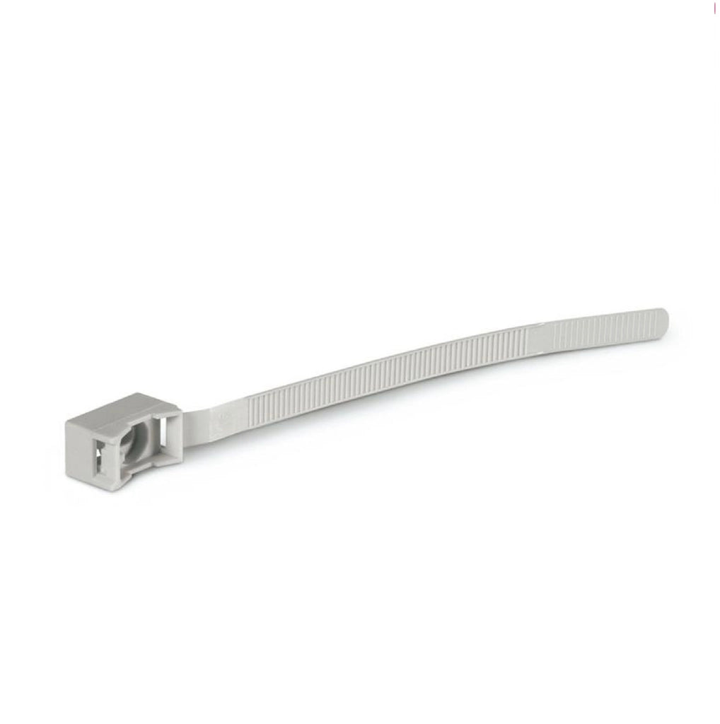 Clips fissatubo a fascetta per tubi diam da 16 a 32 mm 100pz muro parete fascia