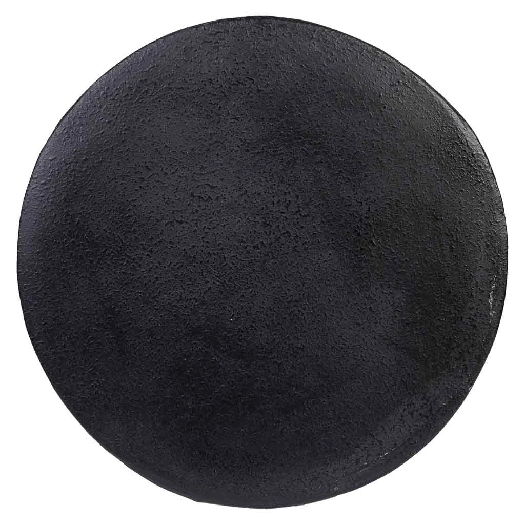 Tavolino laterale in magnesio nero 38x38x46h cm