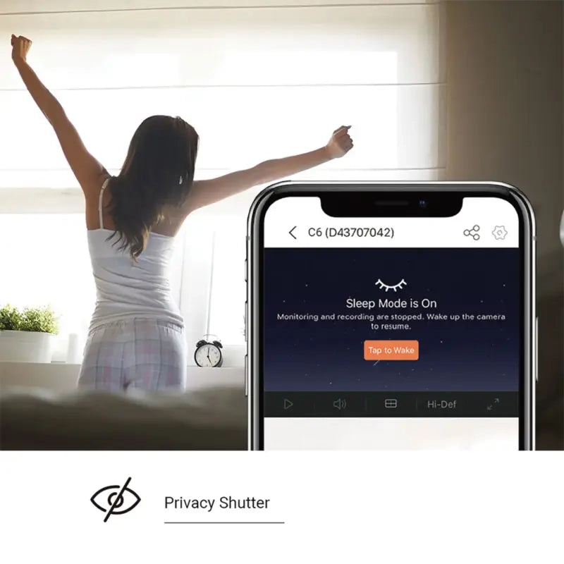 EZVIZ C6 Telecamera Wi-Fi Interno 2K+ Videocamera Sorveglianza Rotazione a 360°