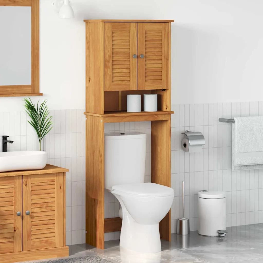 Mobile Bagno VIGO Marrone e Marrone Miele 60 x 27 x 161 cm 4019127