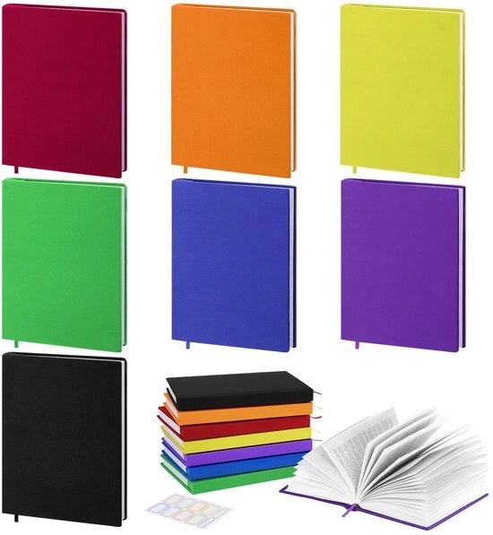 Copertine riscaldabili - 7 pezzi - Copertine flessibili per libri tascabili - Adatte per paperback - 25 x...