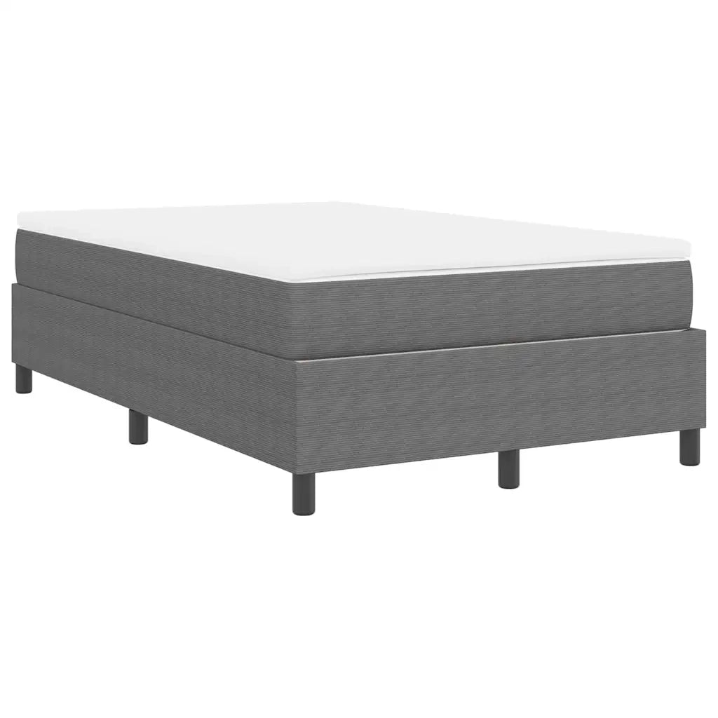 Letto a molle Grigio chiaro e bianco 120 x 200 cm 3337457