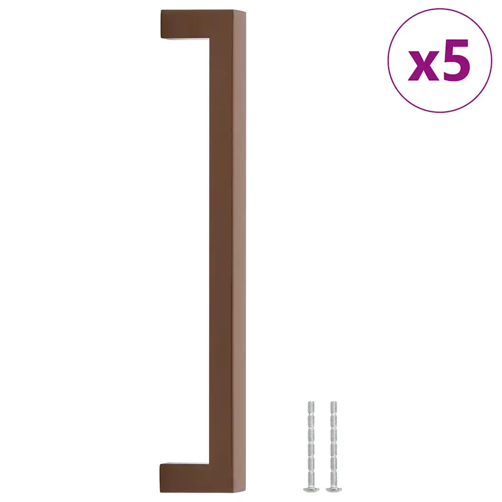 Maniglie per Mobili 5 pz Bronzo 224mm in Acciaio Inox CFW3924845