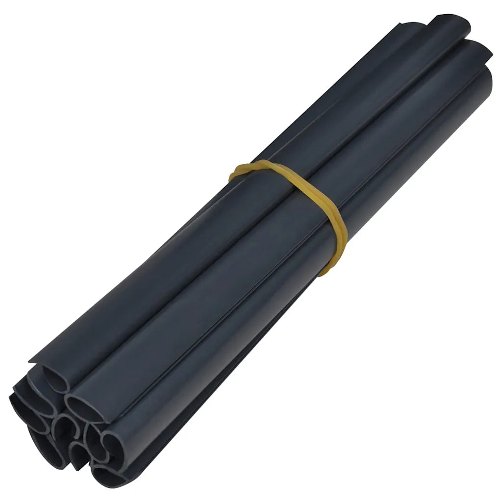 Recinzione da Giardino | Recinzione Frangivento 4 pz in PVC 35x0,19m Grigio Scuro Opaco