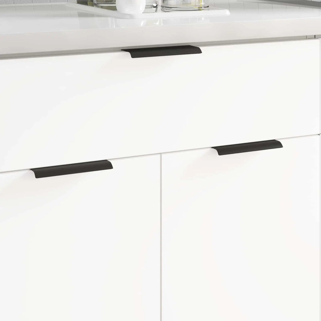Manico 2 pcs Nero 120 x 39.6 x 17 mm Alluminio 864695