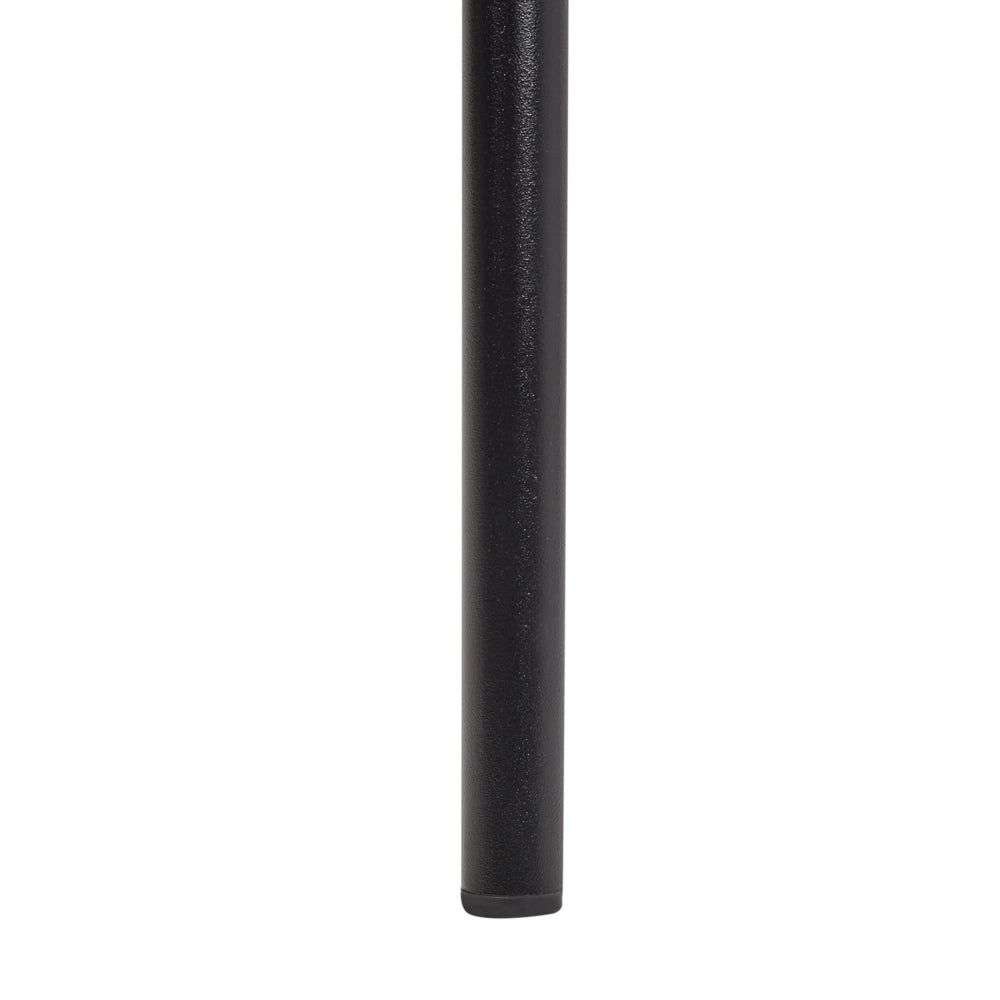 Set di 2 eleganti sedie da pranzo imbottite in tessuto poliestere verde con gambe in metallo Esbon