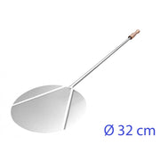 Pala in acciaio per pizze 32 cm