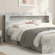 Testata del letto Grigio Cemento Legno ingegnerizzato