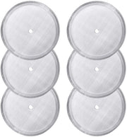 Set di filtri per caffè in acciaio inossidabile - Universale per French Press - Set di 6 filtri - Adatto per 8 tazze - Alta qualità filtri a rete