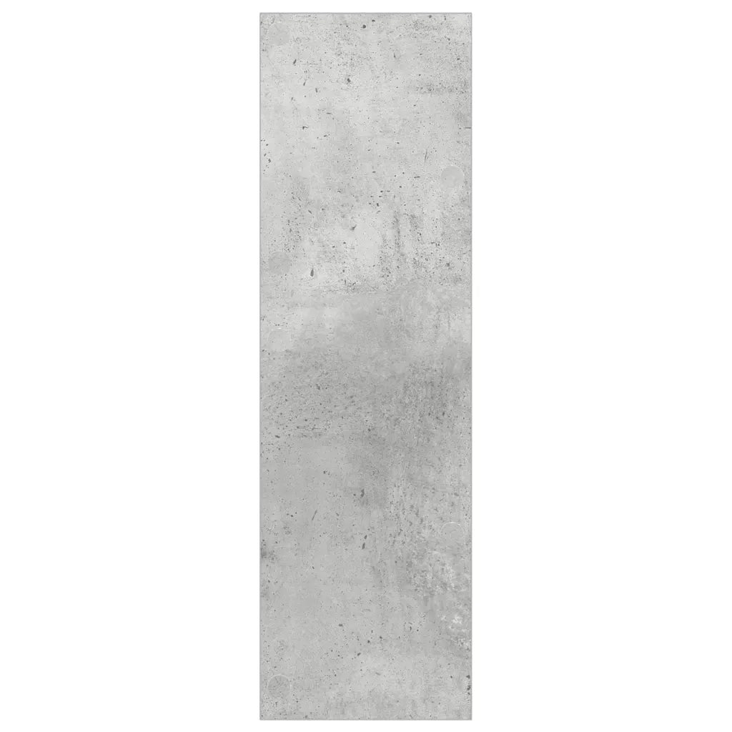 Scarpiere a Muro Grigio Cemento 2 pz 60x18x60 cm in Truciolato