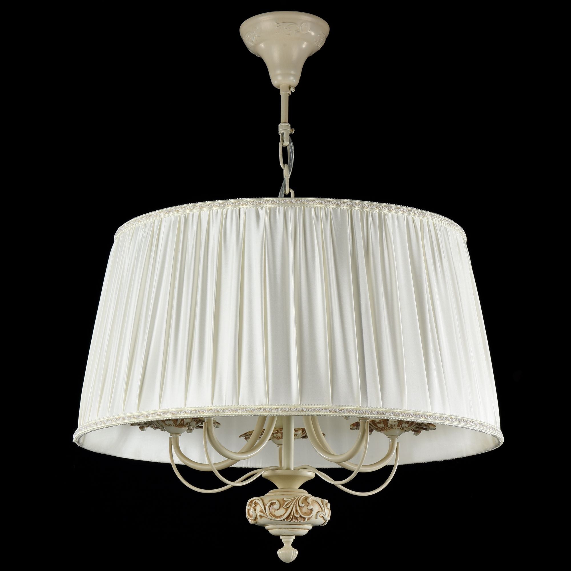 Lampada pendente Elegant in Metallo Olivia Avorio