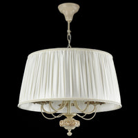 Lampada pendente Elegant in Metallo Olivia Avorio