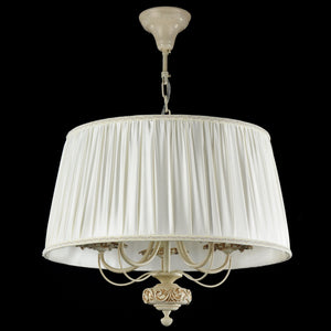 Lampada pendente Elegant in Metallo Olivia Avorio