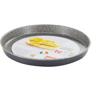 Trade Shop - Teglia Stampo Tortiera Focaccia Rotonda ø22-32 Cm Antiaderente Antigraffio A 7 Strati -