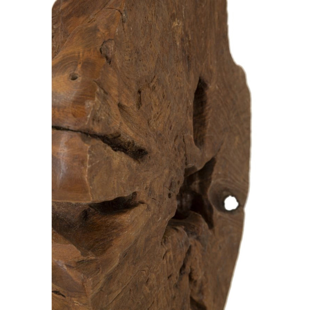 Lampada da Tavolo VKH119, Marrone, Legno, 35x35x69 cm
