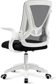 Sedia da ufficio ergonomico regolabile con rete - Sedia girevole con schienale pieghevole - Supporto lombare - Altezza regolabile - Rotazione 360 gradi - Ufficio casa