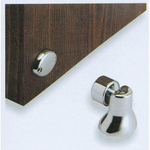 Fermaporte magnetico inox e ottone cromato
