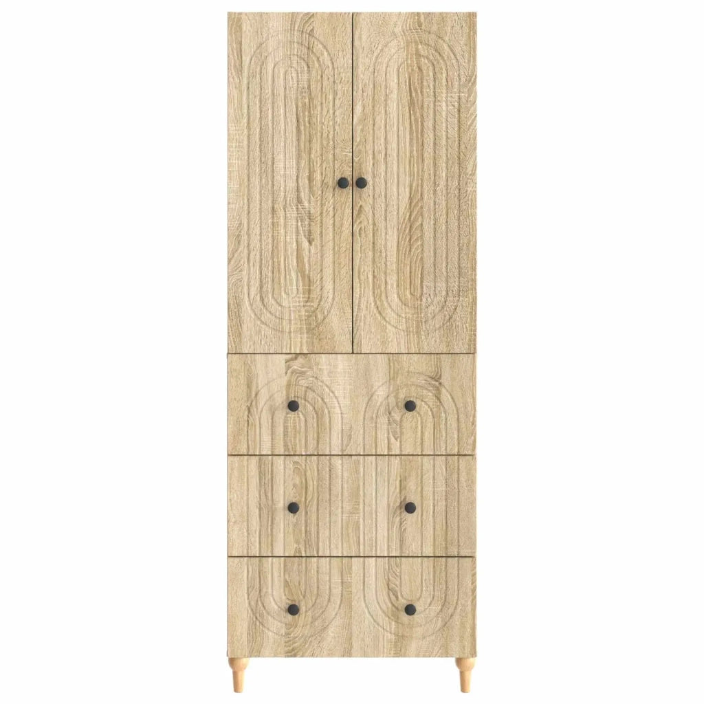 Set di armadi 2 pcs 66 x 34,5 x 90 cm Legno ingegnerizzato