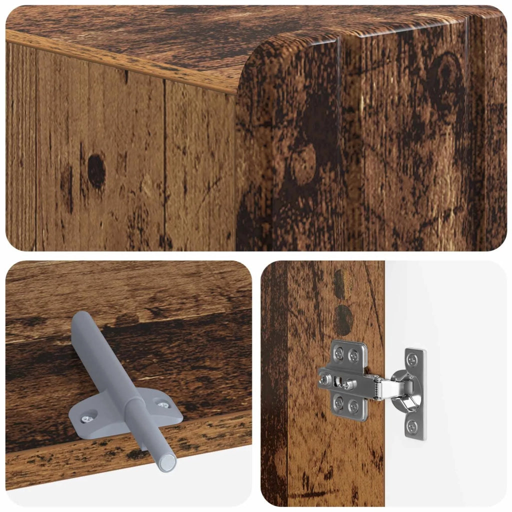 Mobile Bagno ZWOLLE Legno antico 66 x 25,5 x 190 cm 896483